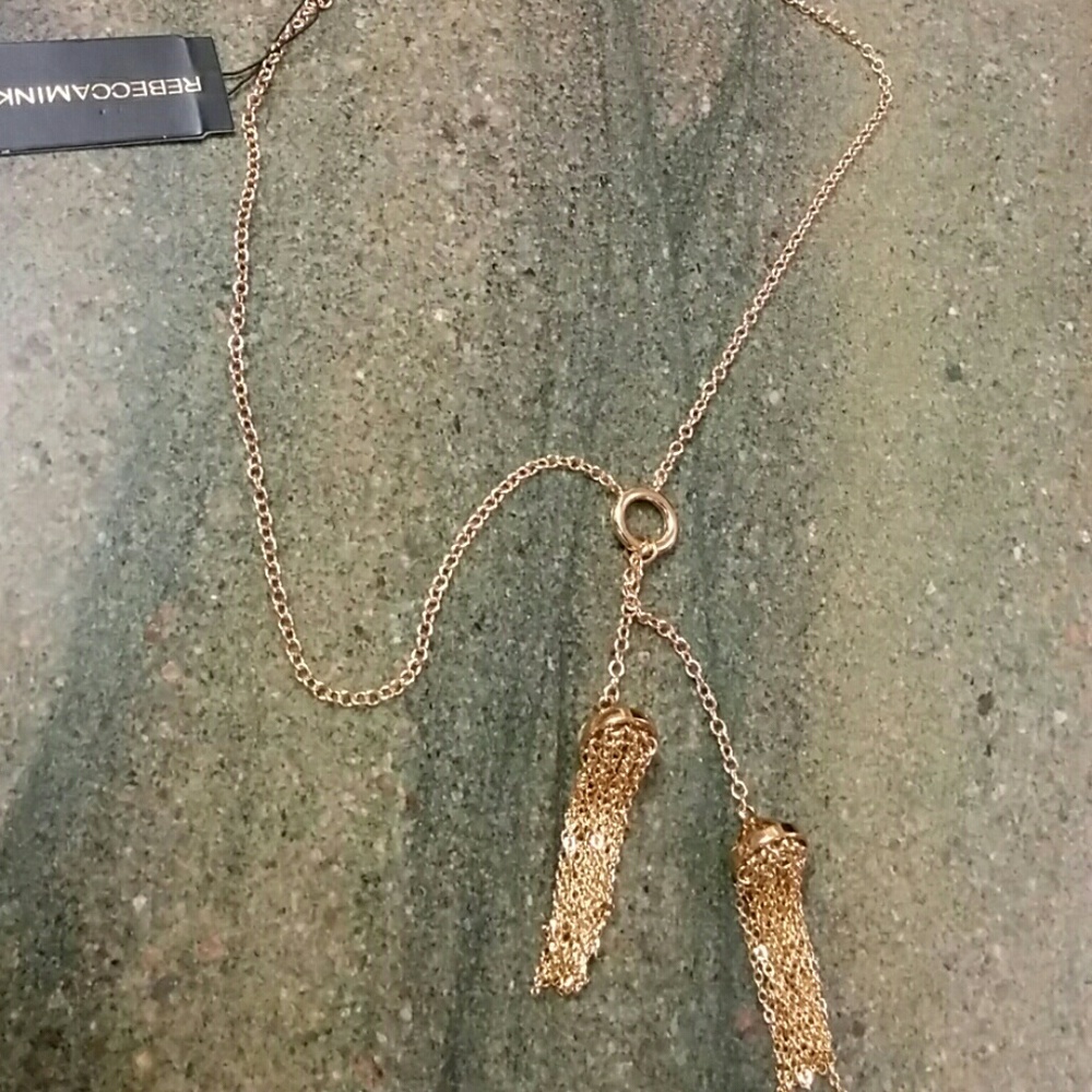 🆕Rebecca Minkoff double tassel necklace